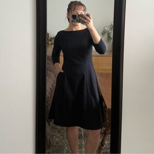 H&M Navy Long Sleeve Dress